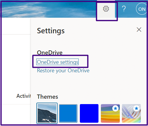 second step on How To Check Onedrive Storage