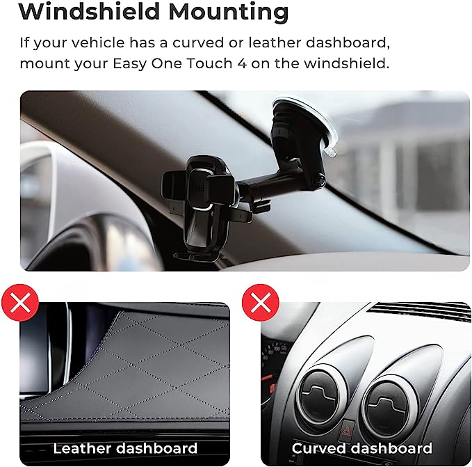 iOttie Easy Windshield Universal Car Mount Phone Holder